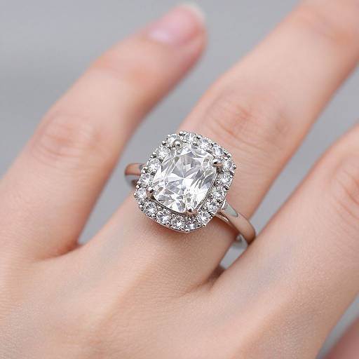 Elegant Vintage Emerald-Cut Engagement Ring