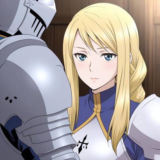Illustration of Agrias oaks, final fantasy in the style of Udon (shiratama)