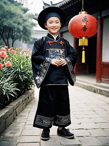 Young Man in Traditional Hanfu