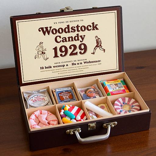 Vintage 1929 Nostalgic Candy Gift Box