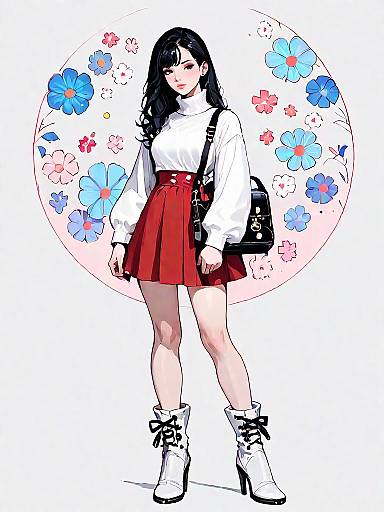 Modern Skater Style Female Portrait