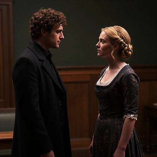 Intimate Indoor Portrait of a Couple