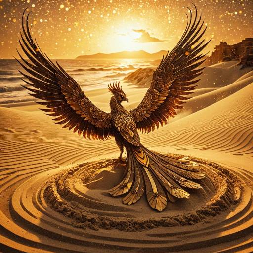 Golden Sand Phoenix at Sunset