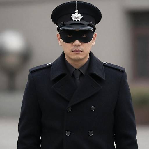 Mysterious Man in Black Ensemble