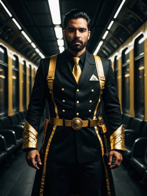 Man in Realistic A-Train Cosplay Costume