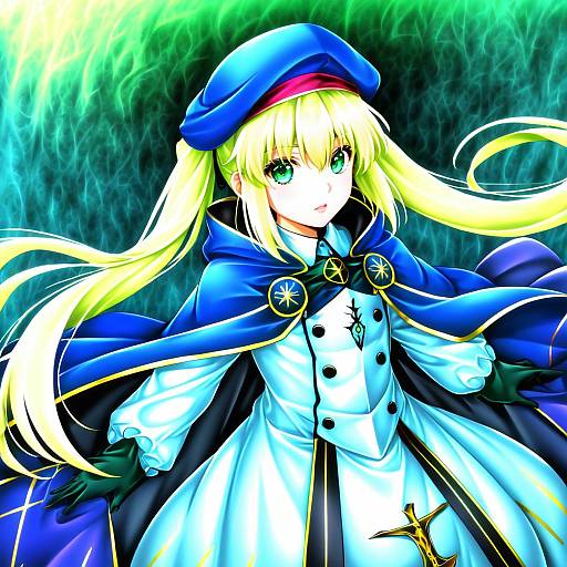 Illustration of Artoria caster (second ascension) (fate), fate/grand order in the style of Sunhyun