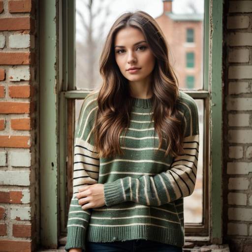Casual Portrait by a Rustic Window
