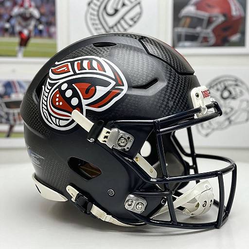 Tribal Art Inspired Football Helmet Design