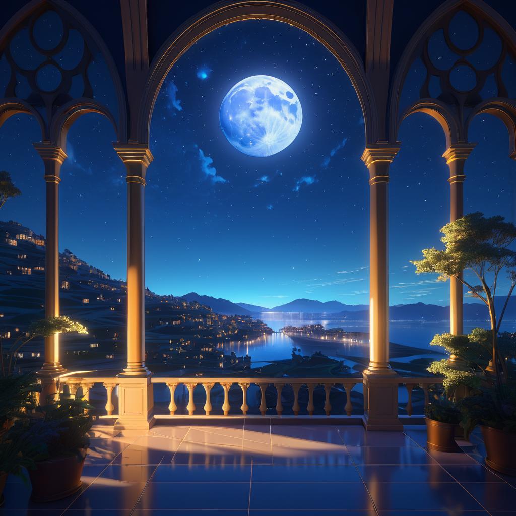 Surreal Moonlit Harmony in High Definition