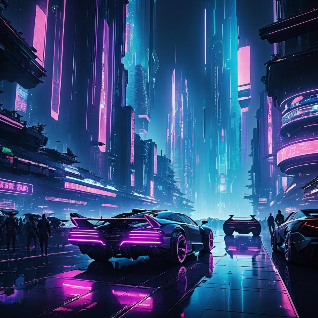 Neon Dreams: A Cyberpunk Metropolis