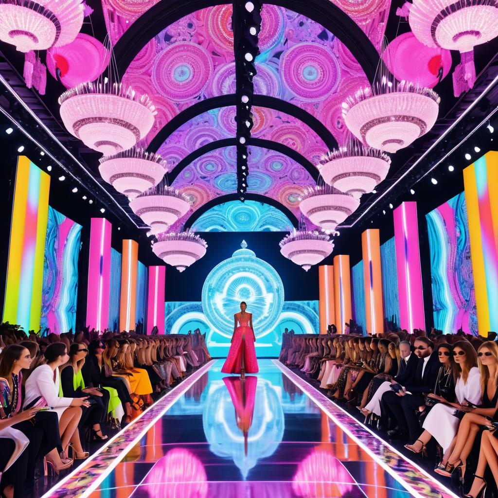 Vibrant Fashion Runway Extravaganza