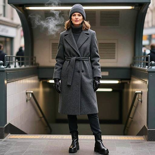 Urban Winter Elegance Fashion Editorial