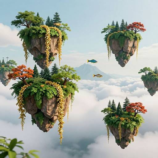 Golden Vines and Floating Islands