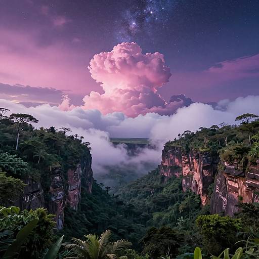 Mesmerizing Celestial Natural Landscape