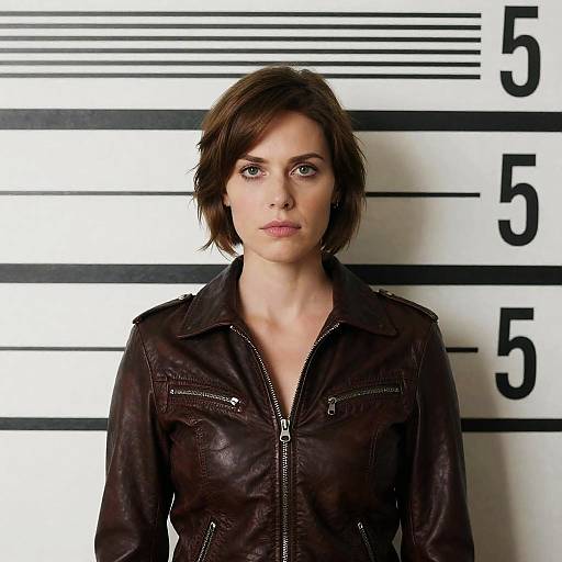 Height Chart Portrait of a Woman