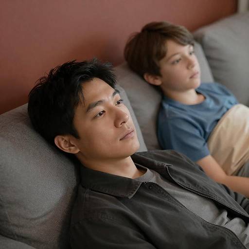 Chill Vibes on a Gray Couch