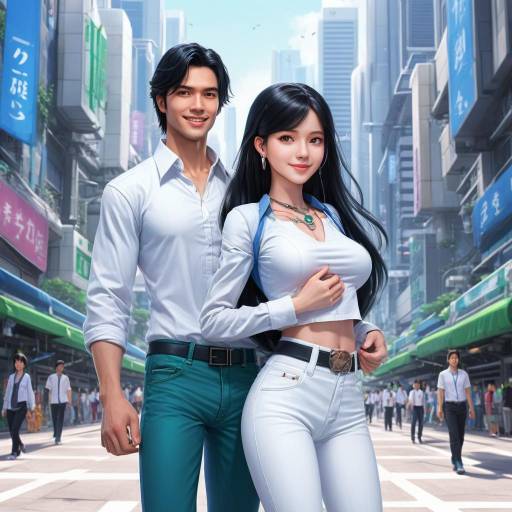 Futuristic Romance in a Sci-Fi City Futuristic Romance in a Sci-Fi City