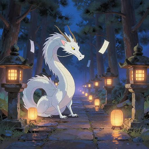 Spirited Away-Inspired Mystical Forest Path