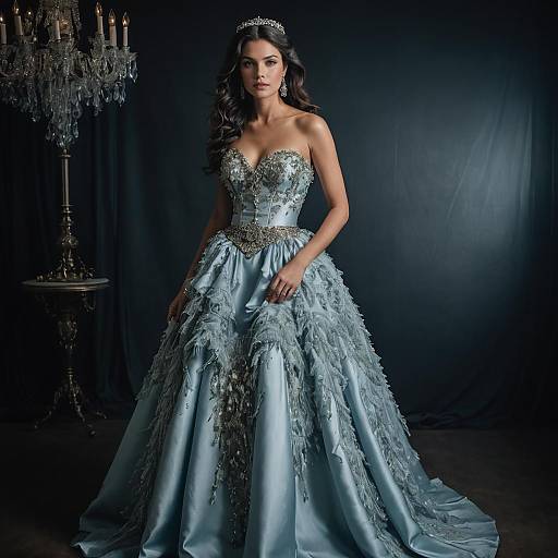 Elegant Portrait of a Fashion Model