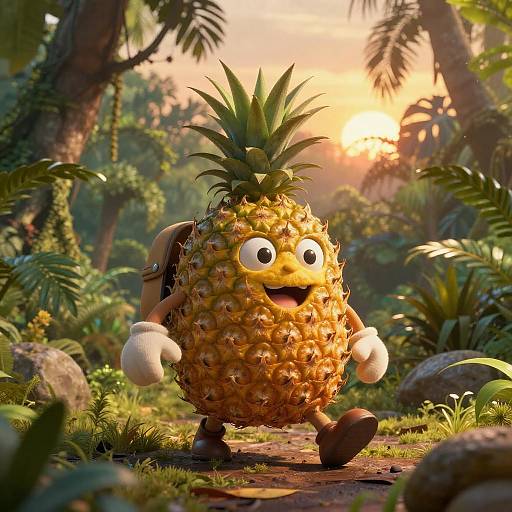 Epic Jungle Adventure of Pineapple Explorer