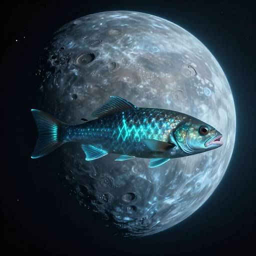 Luminescent Fish in Europa's Ocean