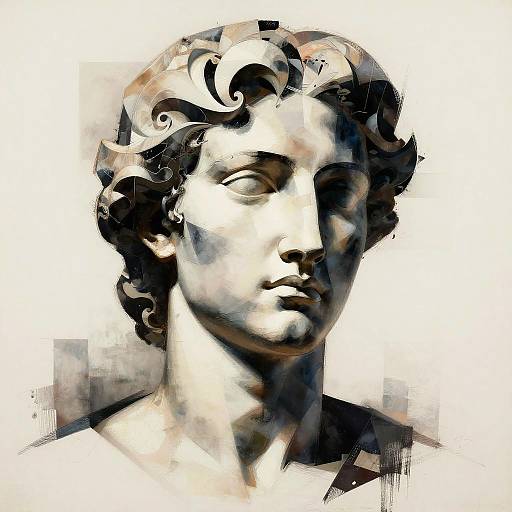 Abstract Female Silhouette Concept Art