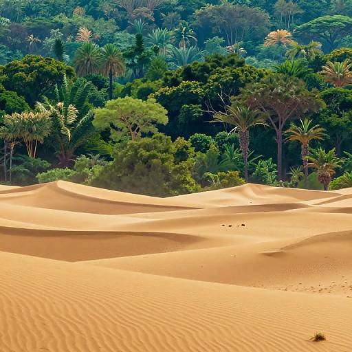 Surreal Desert to Forest Inpainting