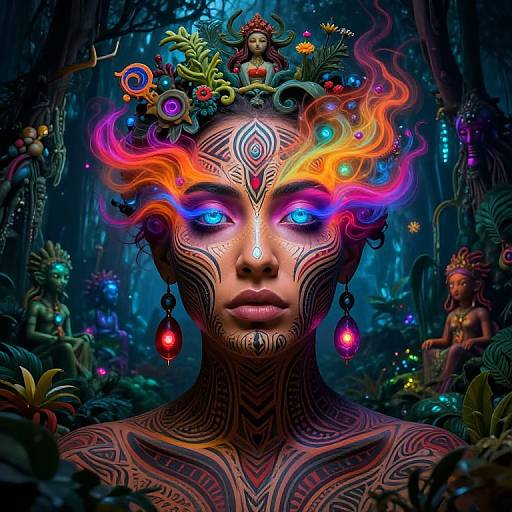 Andre 3000 Psychedelic Ayahuasca Portrait