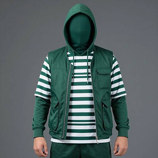 Rogue Green Costume with Hoodie