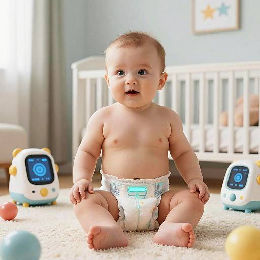 AI Baby Boy in Smart Diaper