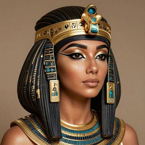 Egyptian Princess Makeup Portrait