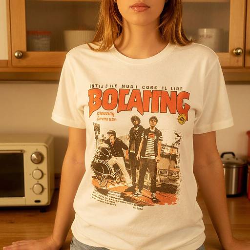 2000s Retro Graphic Tee Style