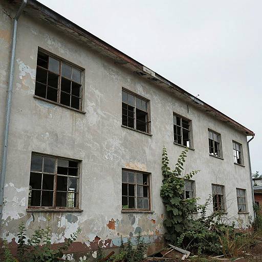 Abandoned Industrial Urban Scene