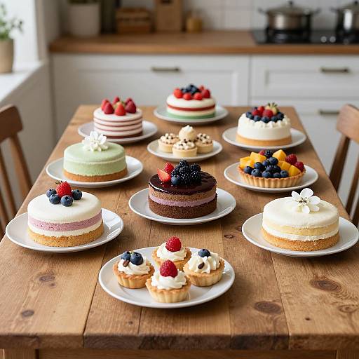 Elegant Rustic Dessert Arrangement