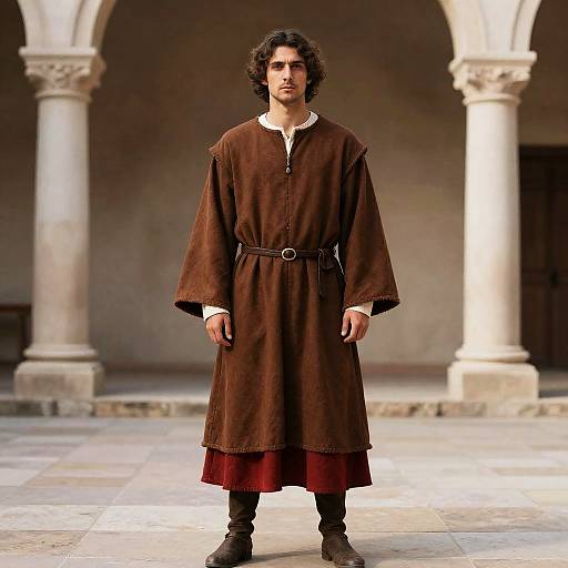 Medieval Man in Historical Costume