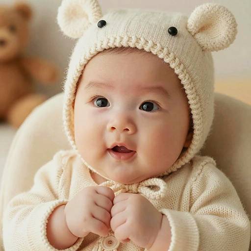 Bangchan Baby Portrait in Warm Light