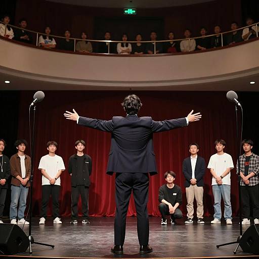 Dynamic Stage Performance Scene