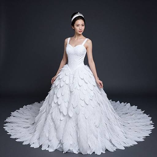Odette Swan Princess White Dress