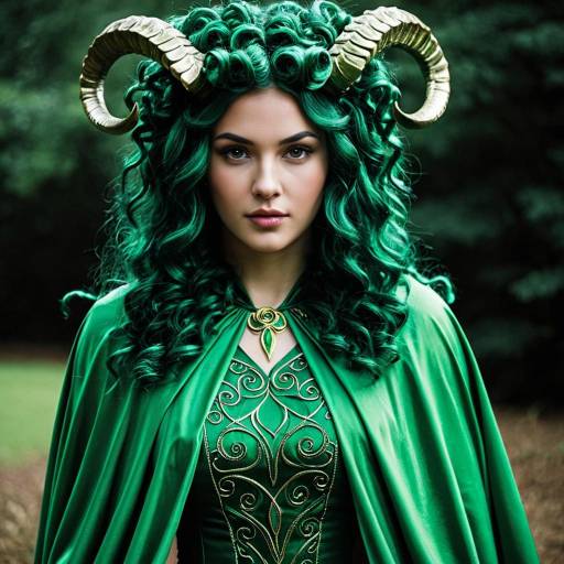 Elegant Medusa Costume for Women