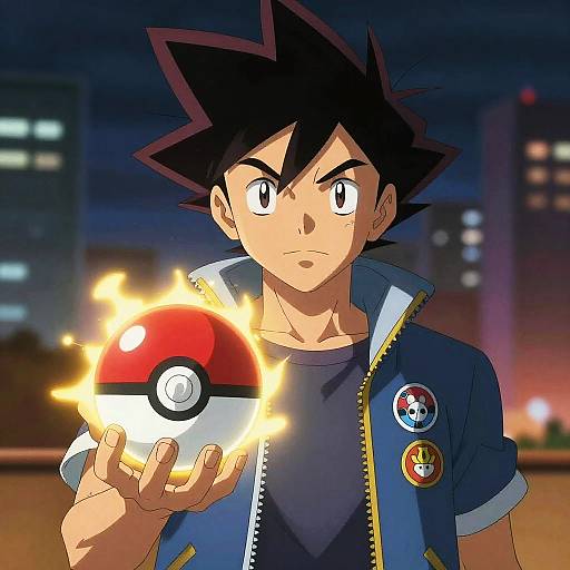 Anime Style Pokemon Trainer Portrait