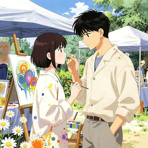 Romantic Painters Meeting in Art Market