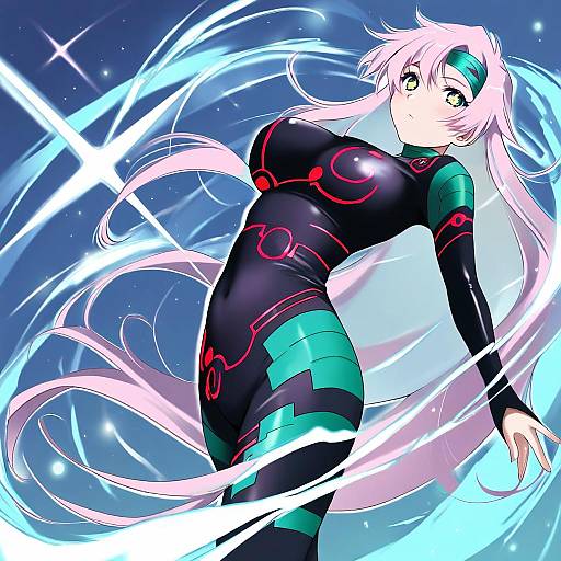 Illustration of Antispiral nia, tengen toppa gurren lagann in the style of Kozue akari