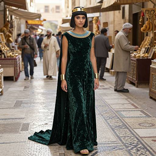 Cinematic Cleopatra in Alexandria Market