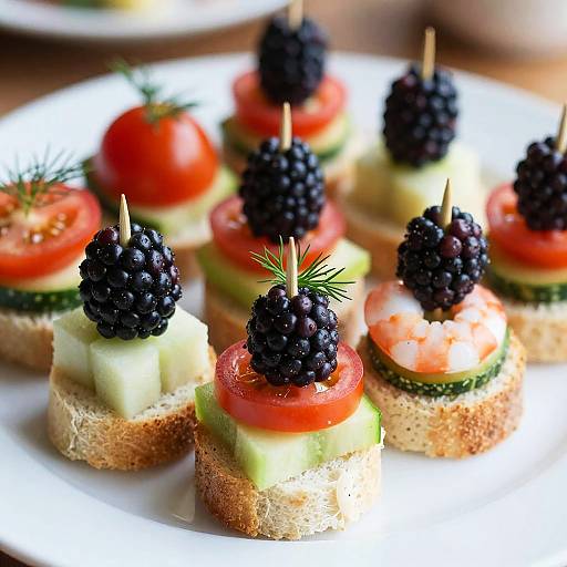 Colorful Shrimp and Veggie Skewers