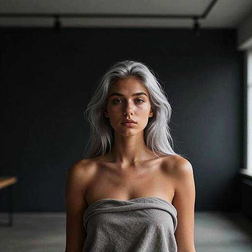 Intimate Fine Art Portrait in Loft