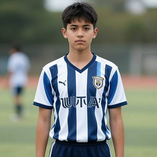 Realistic Custom Soccer Uniform Portrait