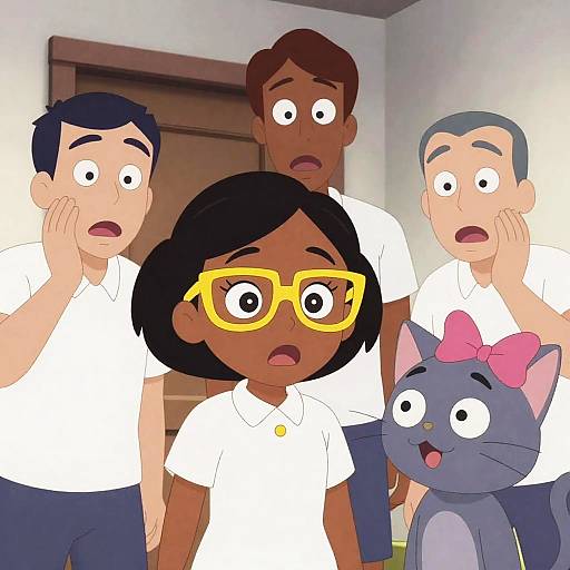 Expressive CGI Scene with Diverse Characters