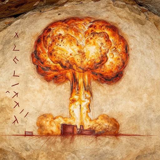 Primitive Caramel Cave Art Explosion