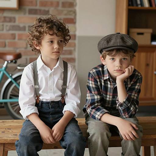 Charming Rustic Childhood Moment