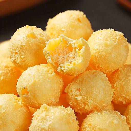 Close-up of Cheese Puffs